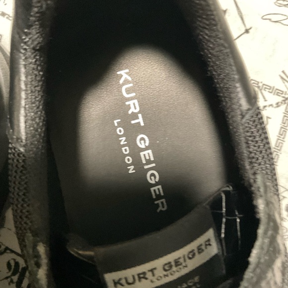 Kurt Geiger Black Minimalist Sneakers - Picture 3 of 8